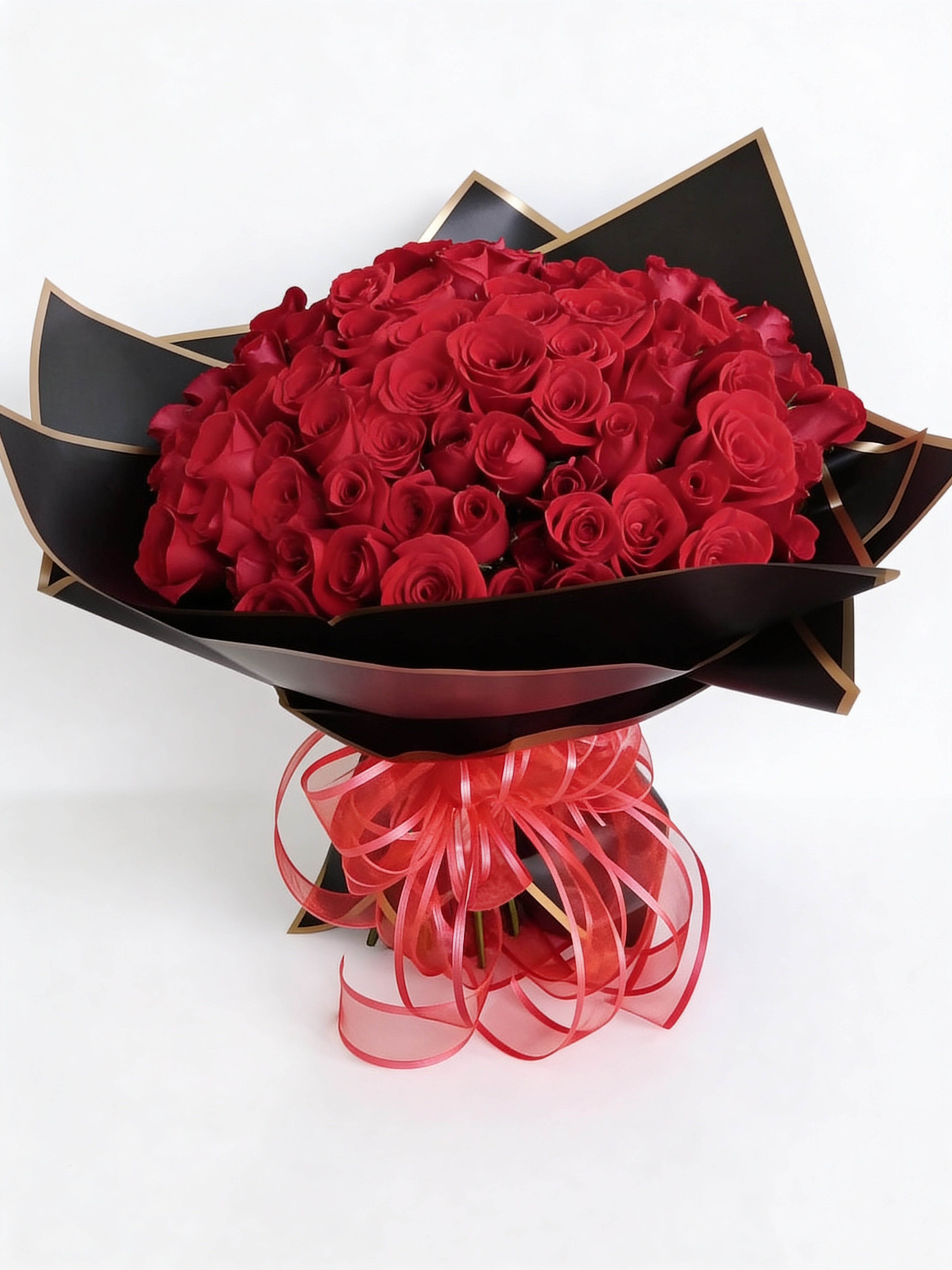 Arreglo 046 - Bouquet  coreano (50, 100 rosas)