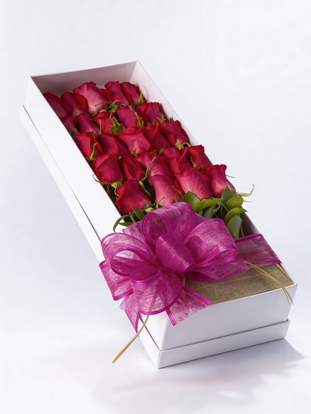 Arreglo 057 - Caja decorativa (12, 24 o 36 rosas)